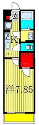 船橋市夏見1丁目マンション 1Kの間取図画像