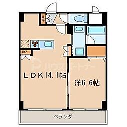 セラ浦安 1LDKの間取図画像