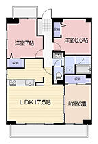 岡山県岡山市北区弓之町（賃貸マンション3LDK・5階・77.70㎡） その2