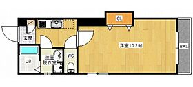 岡山県岡山市北区春日町（賃貸マンション1K・5階・30.31㎡） その2