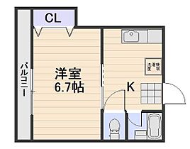 岡山県岡山市北区弓之町（賃貸マンション1K・4階・21.63㎡） その2