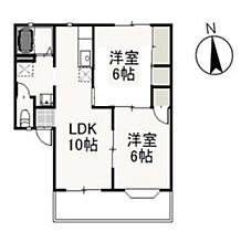 岡山県岡山市南区妹尾（賃貸アパート2LDK・1階・48.03㎡） その2