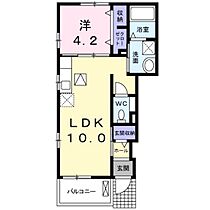 岡山県岡山市北区横井上（賃貸アパート1LDK・1階・37.76㎡） その2