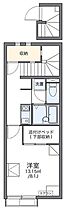 岡山県岡山市北区西長瀬（賃貸アパート1K・2階・28.02㎡） その2