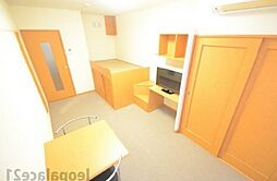 レオパレスアロハＡ 2階1Kのリビング/ダイニング