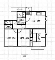 岡山県岡山市中区清水2丁目（賃貸アパート3LDK・1階・67.90㎡） その2