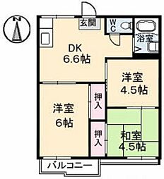 間取図画像 3DK