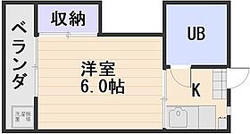 岡山県岡山市北区津島笹が瀬（賃貸アパート1K・3階・16.95㎡） その2