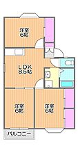 岡山県岡山市東区松新町（賃貸アパート3LDK・2階・60.00㎡） その2