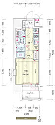 間取図画像 1K