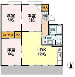 間取図画像 3LDK