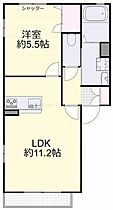 岡山県岡山市南区福田（賃貸アパート1LDK・1階・38.71㎡） その2