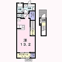 岡山県岡山市中区平井6丁目（賃貸アパート1R・2階・40.94㎡） その2