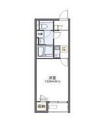 レオネクストグロリア京橋南2 1Kの間取図画像