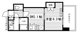 GrandE'terna岡山2 1DKの間取図画像