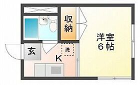 岡山県岡山市北区大供2丁目（賃貸マンション1K・2階・18.55㎡） その2