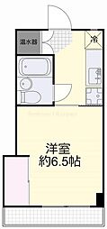 コーポきょうざんB棟 1Kの間取図画像