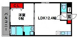Flats豊成 1LDKの間取図画像