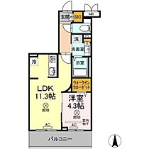 岡山県岡山市北区北方3丁目（賃貸マンション1LDK・4階・40.22㎡） その2