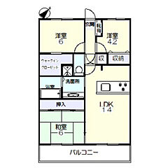物件の間取り