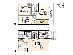 MAISON NEUF 3LDKの間取図画像