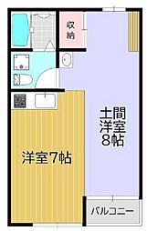 AEROAD ワンルームの間取図画像