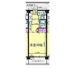 グランベルデ南方East 1Kの間取図画像