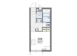 レオパレス西大寺南 1Kの間取図画像