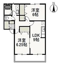 岡山県岡山市北区西長瀬（賃貸アパート2LDK・1階・52.17㎡） その2