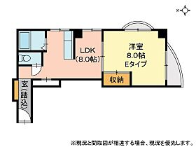 岡山県岡山市北区伊島町2丁目（賃貸マンション1LDK・2階・34.67㎡） その2