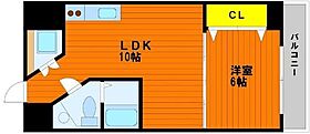 岡山県岡山市北区清輝橋4丁目（賃貸マンション1LDK・3階・36.96㎡） その2