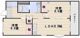 岡山県岡山市中区高屋（賃貸マンション2LDK・3階・51.75㎡） その2