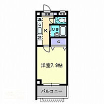 岡山県岡山市北区富町2丁目（賃貸マンション1K・2階・28.05㎡） その2