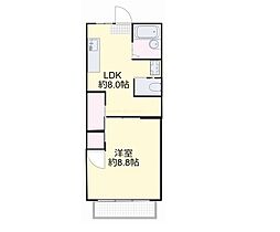 岡山電気軌道清輝橋線 東中央町駅 徒歩7分の賃貸マンション 4階1LDKの間取り