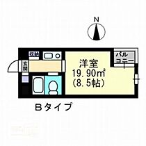 岡山県岡山市北区清心町（賃貸マンション1K・7階・19.90㎡） その2