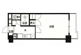 岡山県岡山市北区東古松2丁目（賃貸マンション1K・8階・29.81㎡） その2