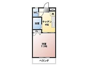 岡山県岡山市北区田中（賃貸マンション1K・1階・21.60㎡） その2