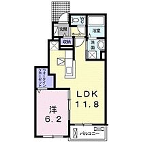 岡山県岡山市北区京山1丁目（賃貸アパート1LDK・1階・44.15㎡） その2