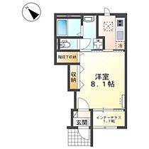 岡山県岡山市東区鉄（賃貸アパート1K・1階・33.86㎡） その2