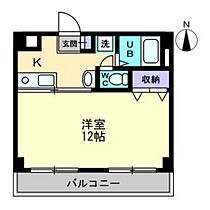 岡山県岡山市北区野田1丁目（賃貸マンション1K・4階・31.72㎡） その2