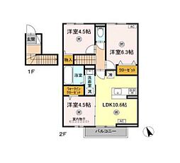 間取図画像 3LDK