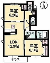 岡山県岡山市中区祇園（賃貸アパート2LDK・1階・58.22㎡） その2