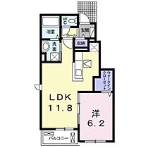 岡山県岡山市北区西辛川（賃貸アパート1LDK・1階・45.19㎡） その2