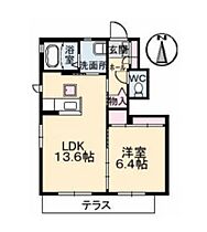 岡山県岡山市中区雄町（賃貸アパート1LDK・1階・46.83㎡） その2