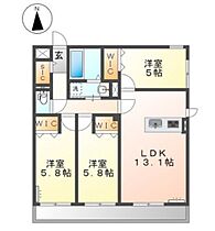 岡山県岡山市北区伊島北町（賃貸マンション3LDK・3階・70.97㎡） その2