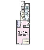 岡山県岡山市北区田中（賃貸アパート1R・1階・35.19㎡） その2