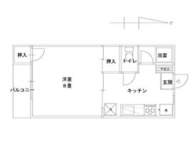 岡山県岡山市中区東川原（賃貸アパート1K・1階・26.46㎡） その2