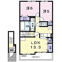 岡山県岡山市東区瀬戸町沖（賃貸アパート2LDK・2階・58.04㎡） その2