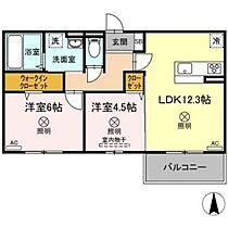 岡山県岡山市北区高柳西町（賃貸アパート2LDK・3階・55.03㎡） その2