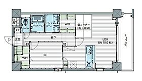 岡山県岡山市北区三門中町（賃貸マンション1LDK・5階・64.98㎡） その2